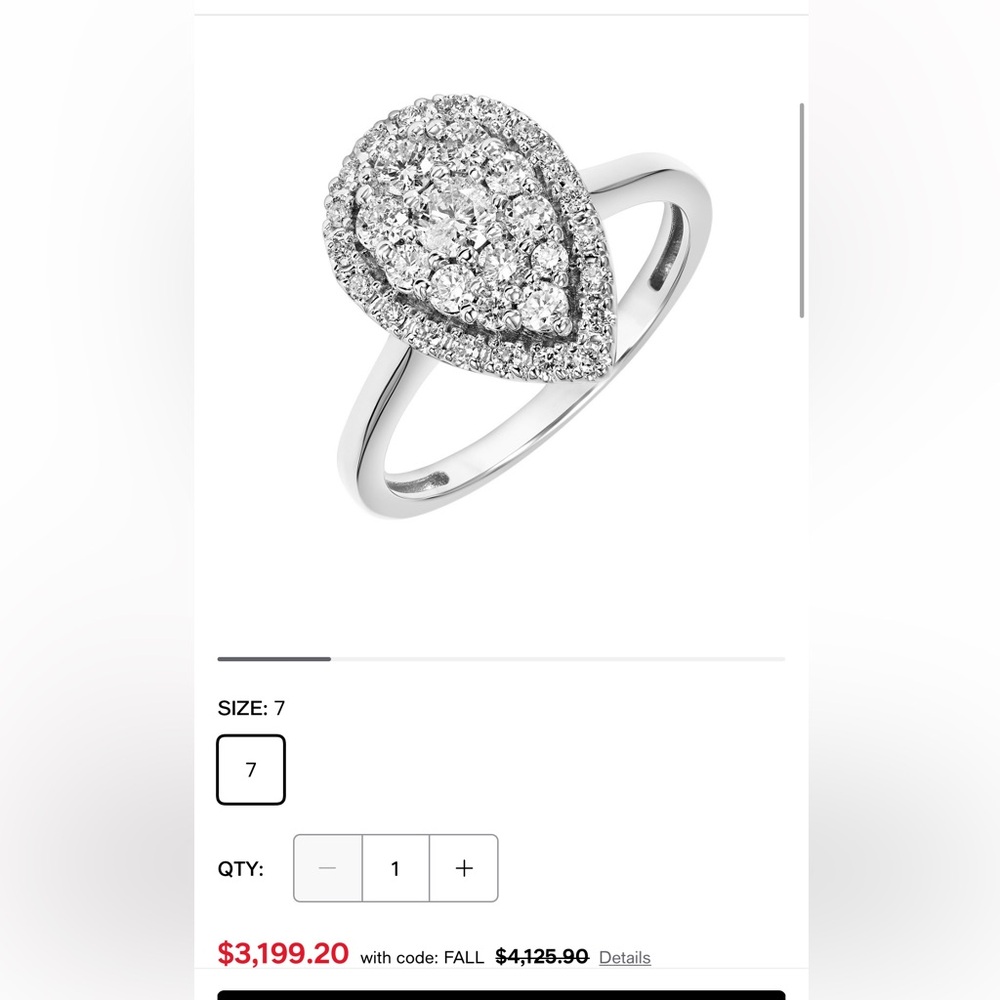 Elegant Silver Heart Ring